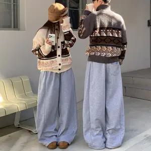 원뿔원 롱/숏 2단기장선택 기모 이스트본 벌룬 투웨이 와이드 트레이닝 바지 팬츠 (5color)