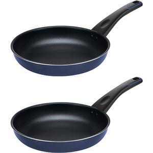 도루코 퓨어라이트 애쉬블루 2종 프라이팬 세트(28cm + 28cm)/코팅후라이팬/가성비