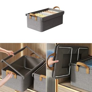 부직포 옷정리함 덮개 뚜껑 옷수납박스 보관함 옷장정리