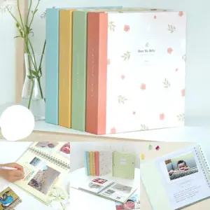 인디고 처음육아 성장앨범 초음파 졸업 사진앨범 아기 포토북 스크랩북 (46포켓 40장)