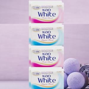 [카오] 카오 화이트 솝 식물성 비누 세수비누 130g 12개