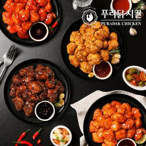 [푸라닭] 신상!국내산 통살치킨 600g 4종 1팩 골라담기