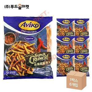 아비코 케이준냉동감자(네덜란드산) 2kg 한박스 (2kg x 6ea)