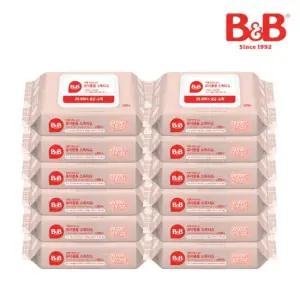 비앤비 자몽식초를 담은 유아용품 세정티슈 60매 12팩
