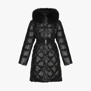 [하프클럽/S쏠레지아]에스쏠레지아 벨티드 롱 점퍼 SOOBPPD020