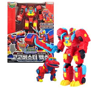 고고다이노 불의스톤 고고버스터 렉스 2단변신로봇 장난감