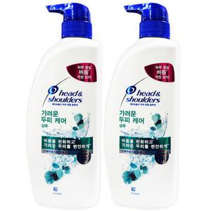 헤드앤숄더 두피 토탈 솔루션 가려운 두피케어 샴푸520ml x 2개 최신상