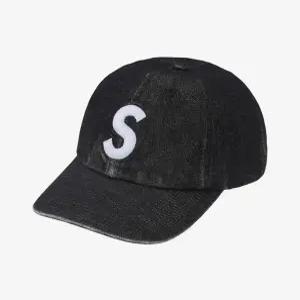 Supreme Cordura Denim S Logo 6-Panel Black_25SS