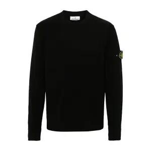 [명품] 로고 패치 울 니트 블랙 8115526A1 V0029