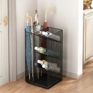 대용량우산꽂이 카페 미용실 사무실 가정용 현관 메쉬 철제 스탠드 우산 꽂이 꽃이 거치대