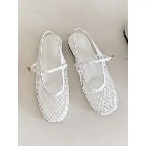 [하프클럽/]망사 스트랩 슬링백샌들 1cm_25S392