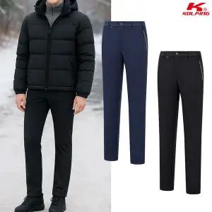 [아웃도어스/콜핑]콜핑 남성 겨울 고기능성 쉘러 방풍발수 스판 등산 바지 KSC950QP0M