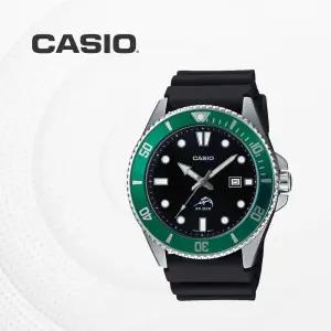 카시오 CASIO 국내재고 다이버 패션시계 흑새치 그린 MDV106 MDV-106B-1A3