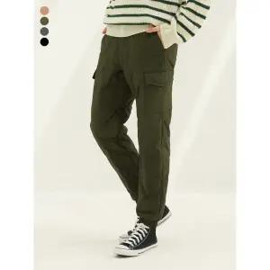 [NIX]유니) 덕다운 오픈밴딩 카고 조거팬츠 (HNSWCPJ701P)