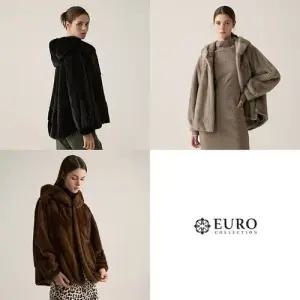 사가퍼 밍크 후드 케이프 코트_637987