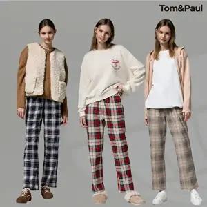 [탐앤폴](파격기획가) 25FW 탐앤폴 여성 기모 체크 팬츠 3종 (L511W)