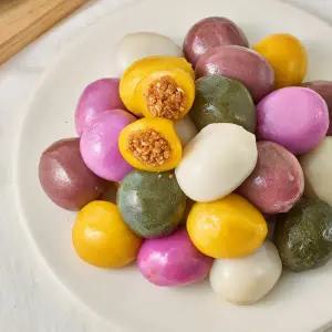 [2봉 묶음 할인] 자연해동 오색송편 550g (쇼핑백X)