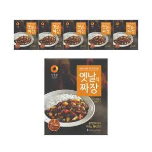 청정원 옛날식 짜장 180g, 6개