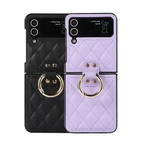 갤럭시Z플립4 3 로빈 골드링 퀼팅 쿠션 범퍼케이스 ZFIip4 ZFIip3 제트플립4 지플립4 Z플립3 핸드링 위드링