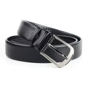 남성 소가죽 허리띠 블랙 112cm 중년 워크맨 캐주얼 자동버클 중년 혁대 혁띠