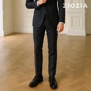 [지오지아] 컴포트 솔리드 네이비 미라클 정장팬츠 (ACD4SP1201_DNV)