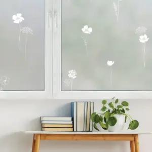 유리 거울 베란다 창문시트지 필름 상가 썬팅지 반사 점착 반투명 꽃향기 창시트 안개 1mX2m 미러