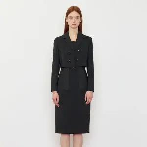 [롯데백화점]케네스레이디 리니원 리본타이 벨티드 원피스 (EWOPOB08)