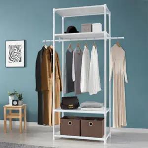 [텐바이텐]왕자 유닛2 2단선반 드레스룸 행거