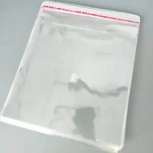 OPP봉투 접착 투명 포장비닐 100매 21X30(27+3)