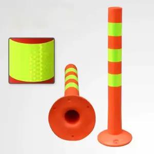 포르르 우레탄볼라드 야광 빛반사 안전봉 고정식