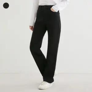 게스 ON 여성 기모 슬림 스트레이트 BLK OP4DE100