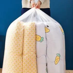 pe 비닐 봉투 두꺼운 투명 이불 대형 이삿짐 봉투 수납 정리 캠핑 포장 의류 계절 싸는 압축