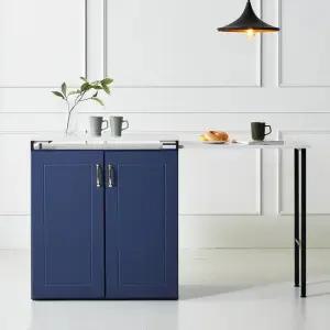 인써트 800확장형 아일랜드식탁 홈바 수납테이블 주방수납장