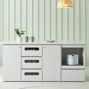 마로니 1800x600 아일랜드 홈바 수납장 홈카페 조리대 테이블