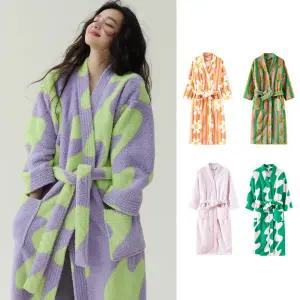 로브 가운 극세사 수면 잠옷 겨울 홈웨어 따뜻한 라운지웨어