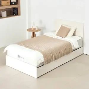 [지누스]루미 침대프레임 슬림 헤드보드(퀸/화이트)