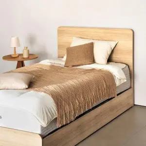 [지누스]루미 침대프레임 슬림 헤드보드(퀸/네추럴오크)