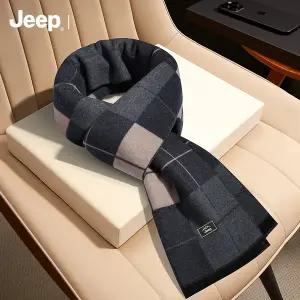 JEEP 남성 겨울 목도리 머플러 선물포장
