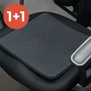 국산 1+1 에어매쉬 방석(소) 사무실 의자통풍 쿨방석 3D매트 방석 쿨링 공부 사계절 여름 자동차