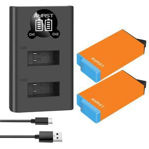 고프로 맥스 배터리 1680mAh 충전식 리튬 + LED 액션 카메라 액세서리