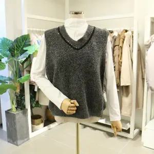 [대구백화점] [오픈클로젯]스팽글브이넥베스트(3H261VT700)