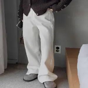 솔티크림 융밍크 와이드핏 코튼 팬츠 (one color)