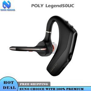 폴리 PLT 보이저 5200/5200 UC 블루투스 무선 헤드셋 소음 감소 비즈니스 이어폰 소프트웨어 지원 윈드스마