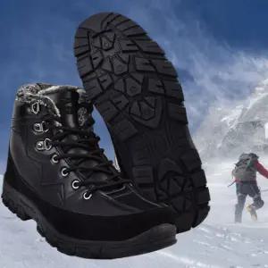 남성 겨울 부츠 방수 미드컷 생활 남성 방한 부츠 안감 트래킹화 등산화 하이킹 워커