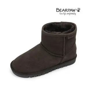 슈즈CHERIE 여성 천연 소가죽 겨울 방한 양털 어그부츠 K2907004QDW 초콜렛