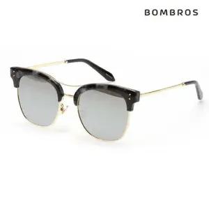 패션 미러 선글라스 남자 여자 캐츠아이 실버마블