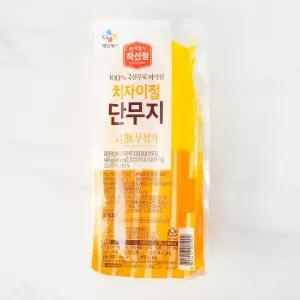 CJ 하선정 치자 이절단무지 400g