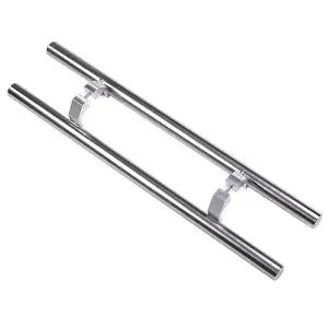 갈바용 스텐 손잡이 도어 부속 강화유리문 가마찌발 현관 대문용품 (WFJ52FN)