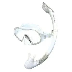 스노쿨링마스크 스노클링세트 화이트 W2 수경 시니어 (WFJQXUJ)