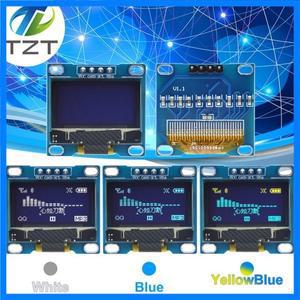 TZT ROHS 인증 0.96 인치 oled IIC 직렬 백색 OLED 디스플레이 모듈 Arduino 용 128X64 I2C SSD1306 12864